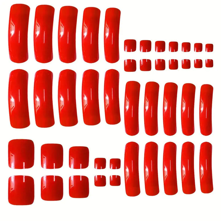 Premium Glossy Press-On Nail Set Bowlift