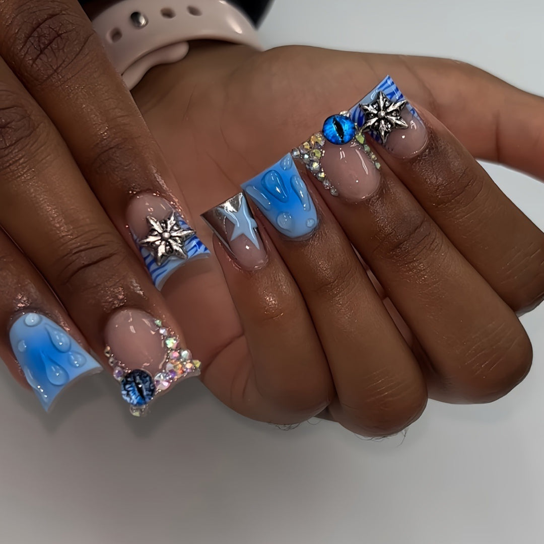 3D Artistic Gel Nail Design Bowlift