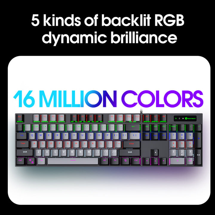 Ergonomic RGB Mechanical Gaming Keyboard Bowlift