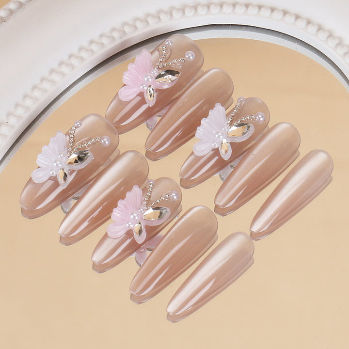 Acrylic Stiletto Press-On Nails Bowlift