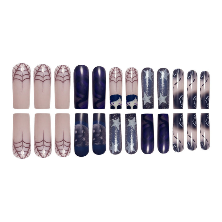 Artistic Cosmic Nail Design Bowlift