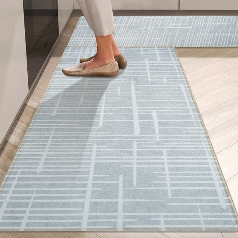 Elegant Floral Pattern Kitchen Runner Mat