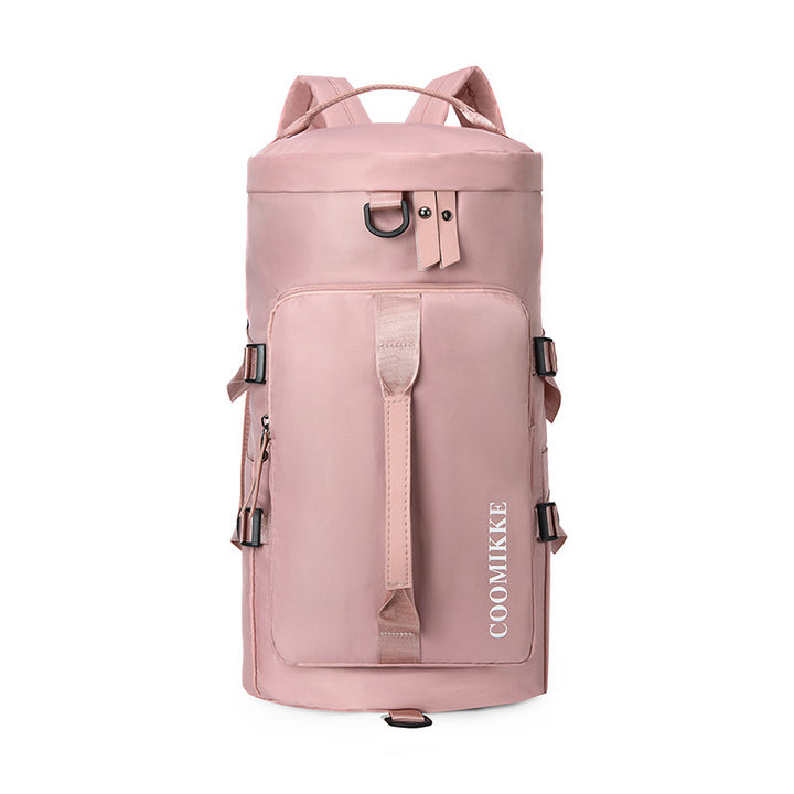 Sporty Backpack With Expandable Main Compartment Bowlift