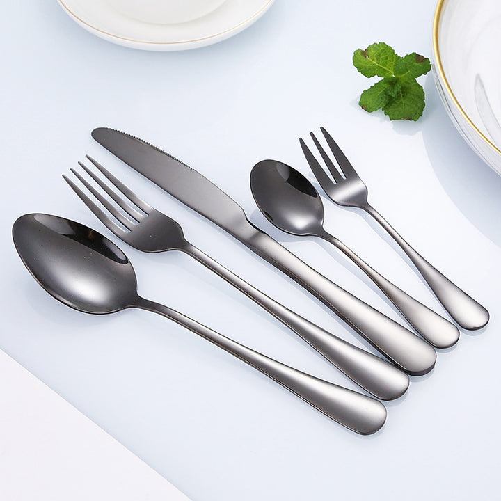 Elegant stainless steel cutlery set with ergonomic handle Bowlift