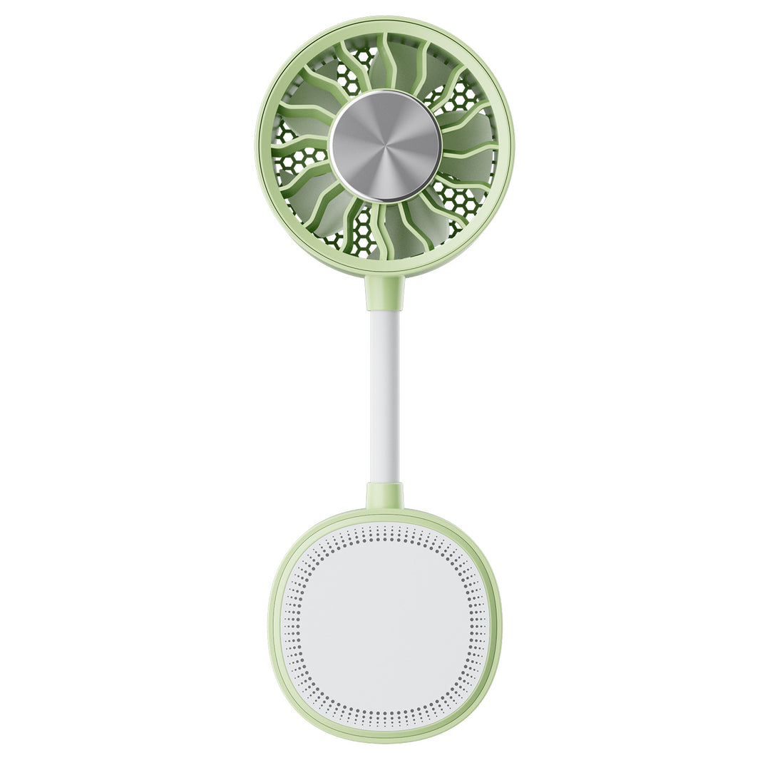Ladies portable hand fan with flexible gooseneck Bowlift