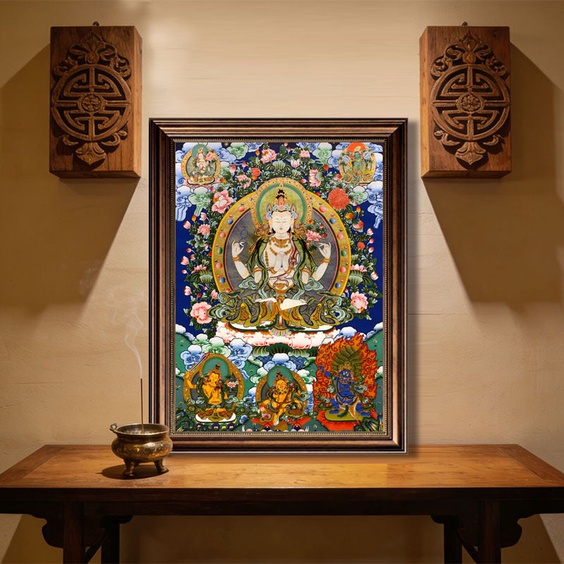 Intricate Religious Canvas Artwork