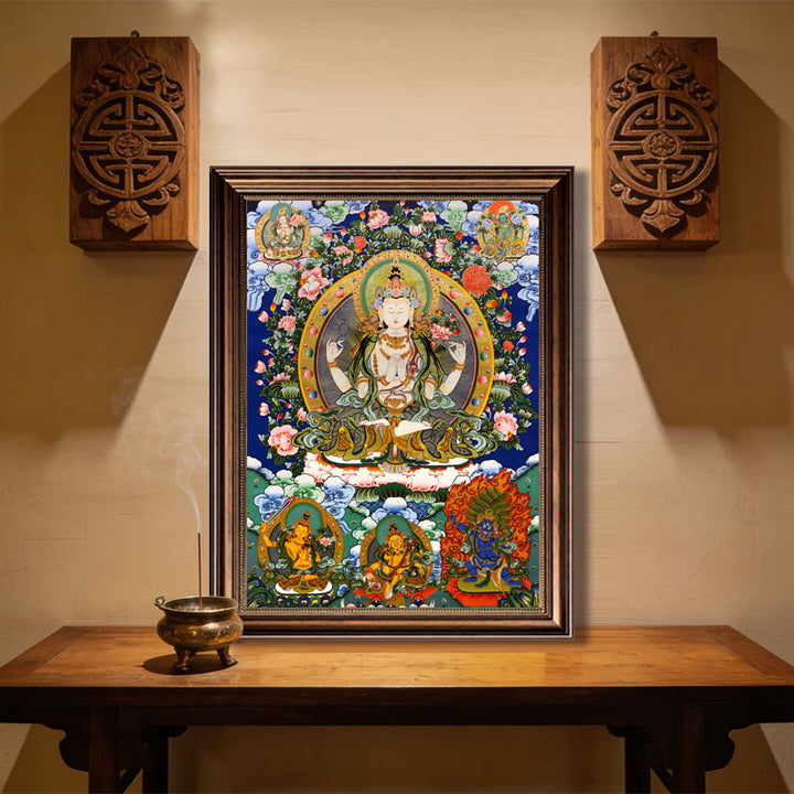 Intricate Religious Canvas Artwork
