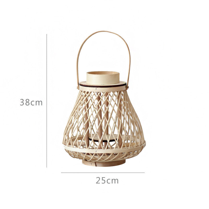 Stylish Rattan Lantern Bowlift
