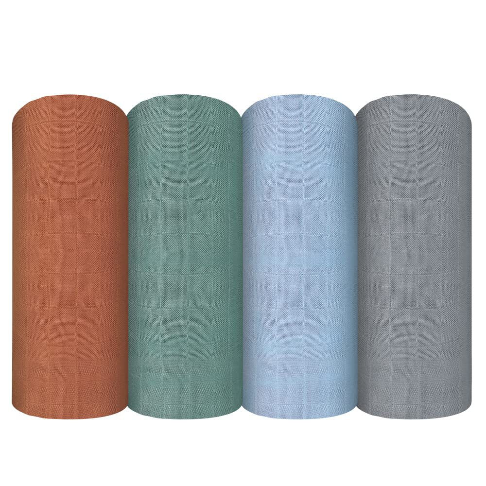 Breathable Organic Cotton Multi-Use Swaddle Blanket Bowlift