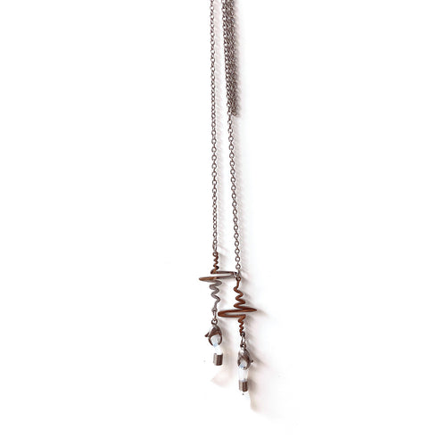 Artistic Spiral Design Pendant Necklace Bowlift
