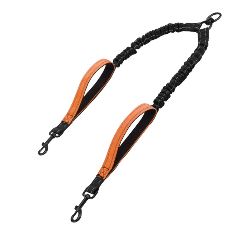 Bungee Dog Leash with Dual Handles
