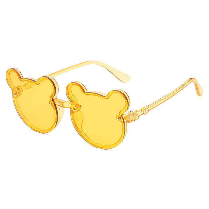 Women Playful Bear Shape Sunglasses Bowlift