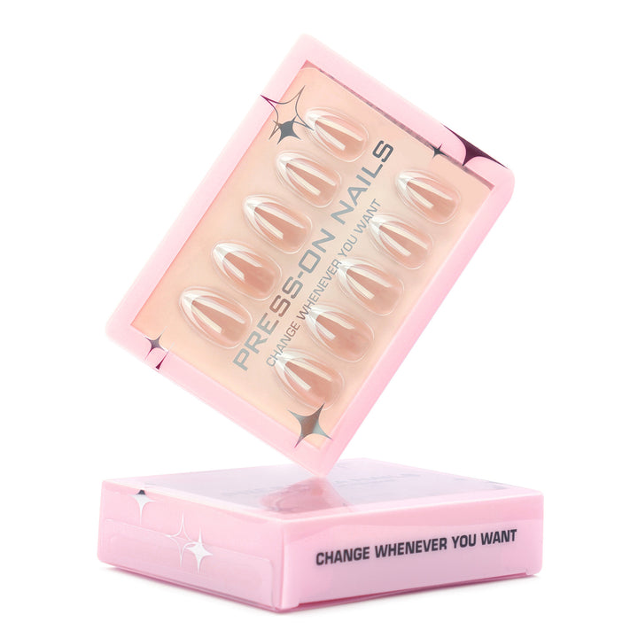Artificial press-on nails with flexible design Bowlift