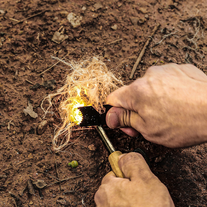 natural resin-coated rope firestarter for camping survival Bowlift
