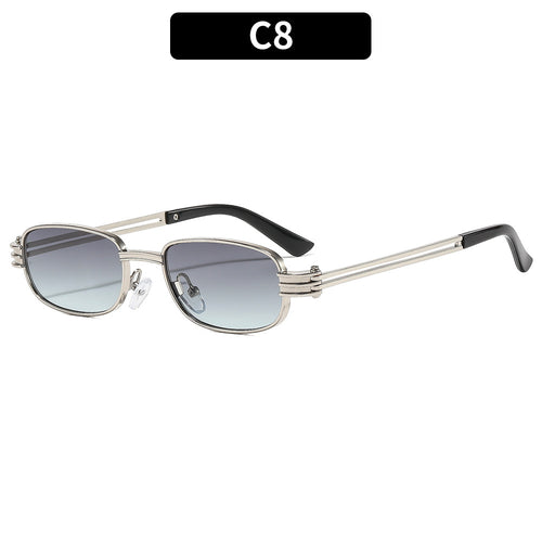 Upscale Rectangular Frame Sunglasses