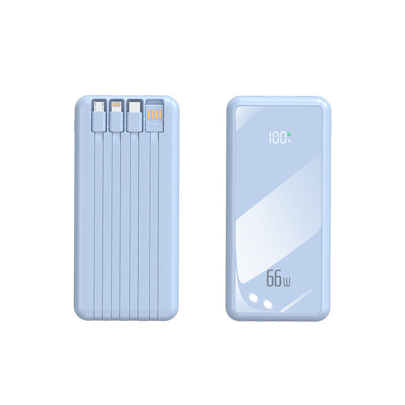 Ultra-slim power bank with multiple charging options Bowlift