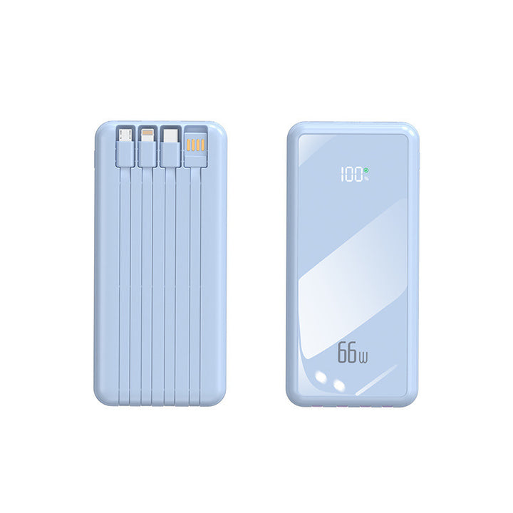 Ultra-slim power bank with multiple charging options Bowlift