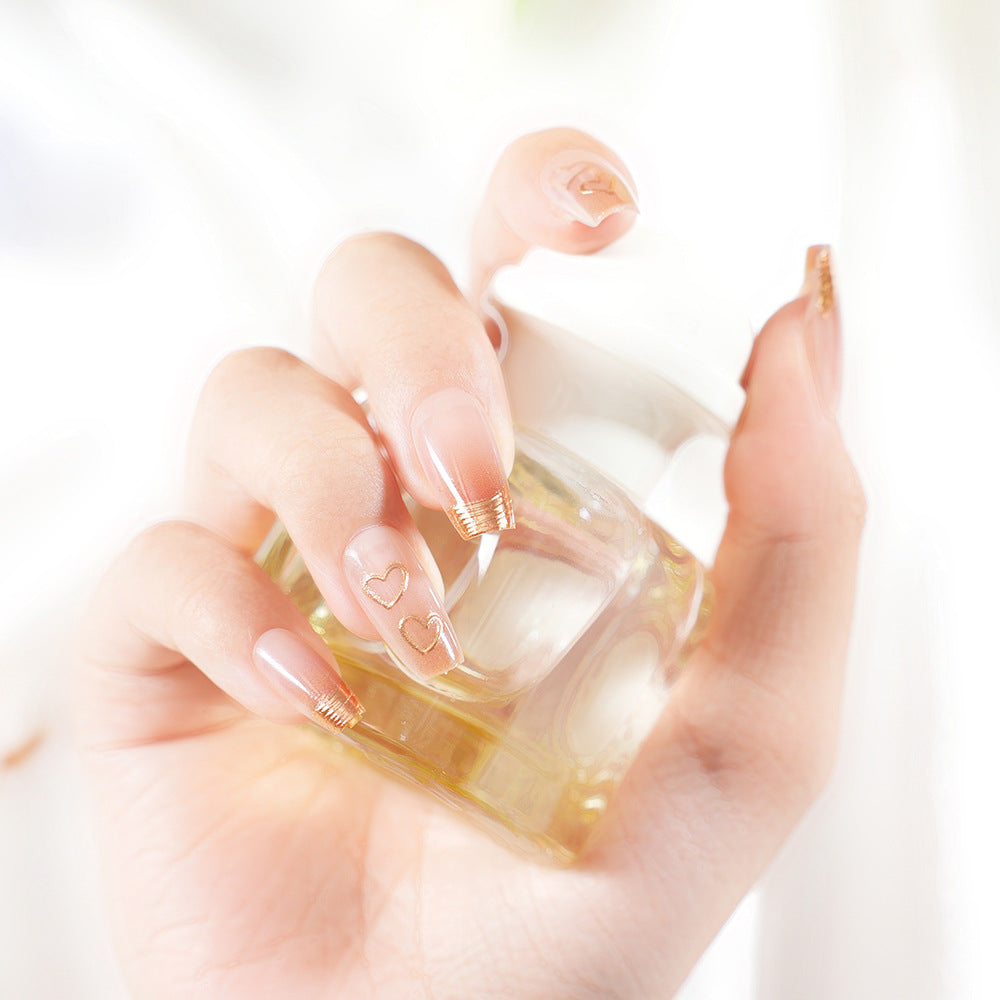 Intricate Nail Art Press-On Tips Bowlift