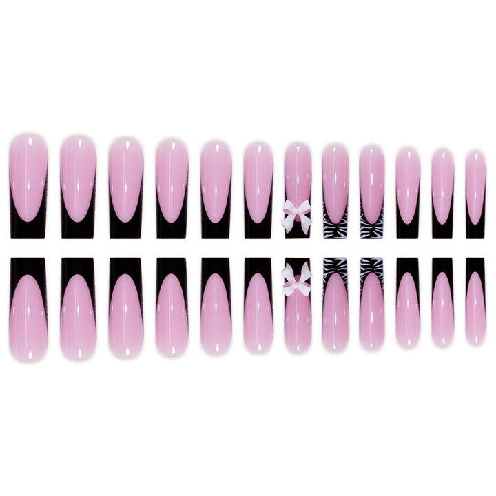 Elegant Decorative Press-On Nail Art Extensions Bowlift