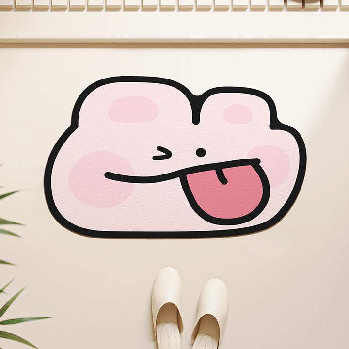 Cute Panda-shaped Bath Mat