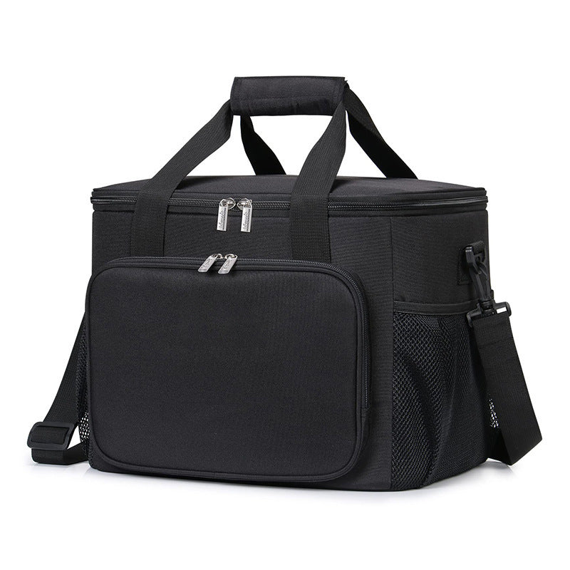 Insulated cooler bag with practical front pocket Bowlift