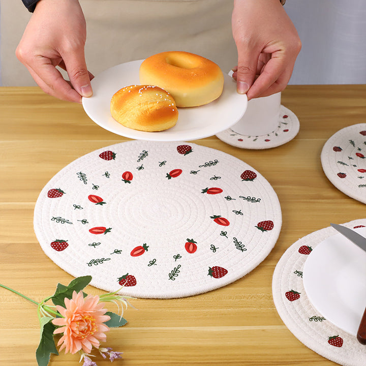 Round tablecloth with mandala pattern Bowlift