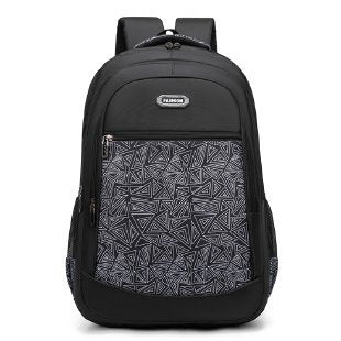 Stylish Geometric Print Backpack Bowlift