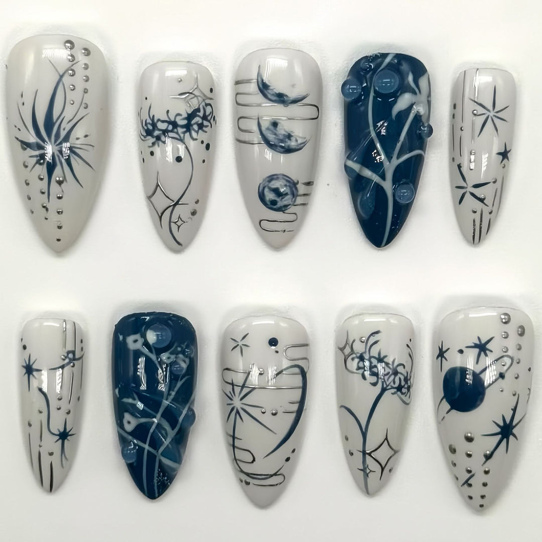 Thematic Artisan Press-On Nail Set Bowlift