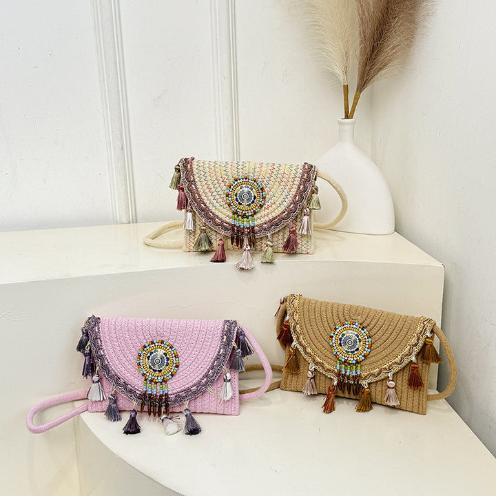 Bohemian-Inspired Handcrafted Beaded Clutch Bowlift