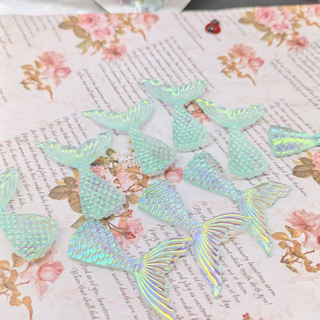 Glittering sea fins decorative stones Bowlift