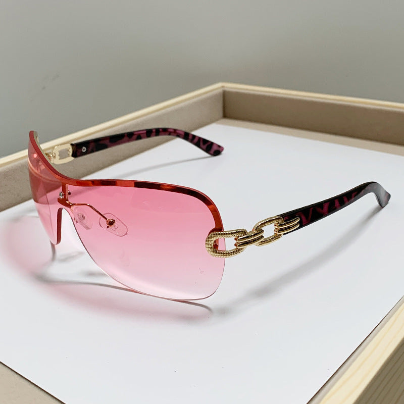 Unisex Chic Shield Sunglasses Bowlift