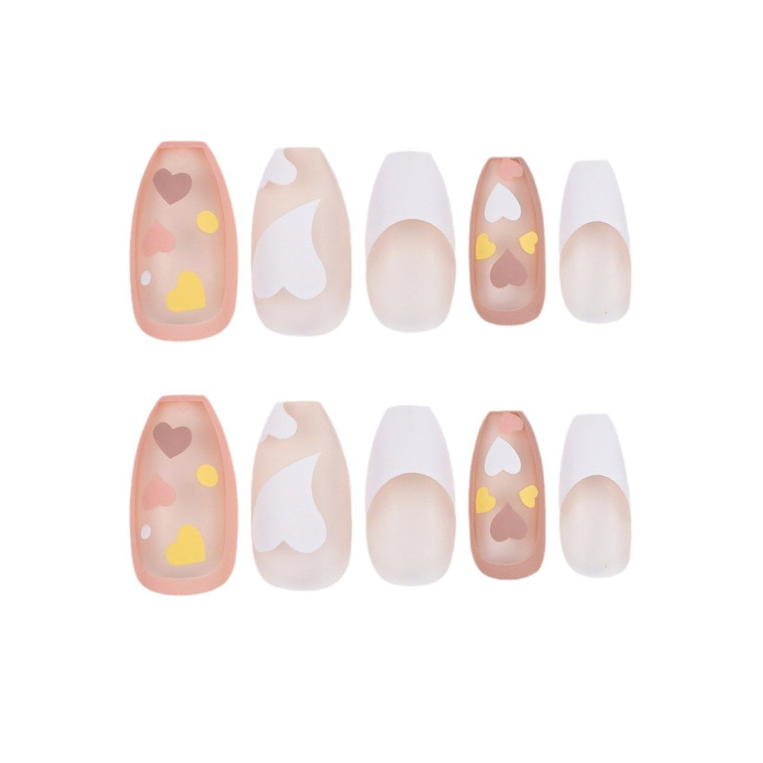 Decorative Heart Nail Art Tips Bowlift