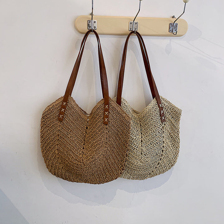 Stylish Woven Tote Bag Bowlift