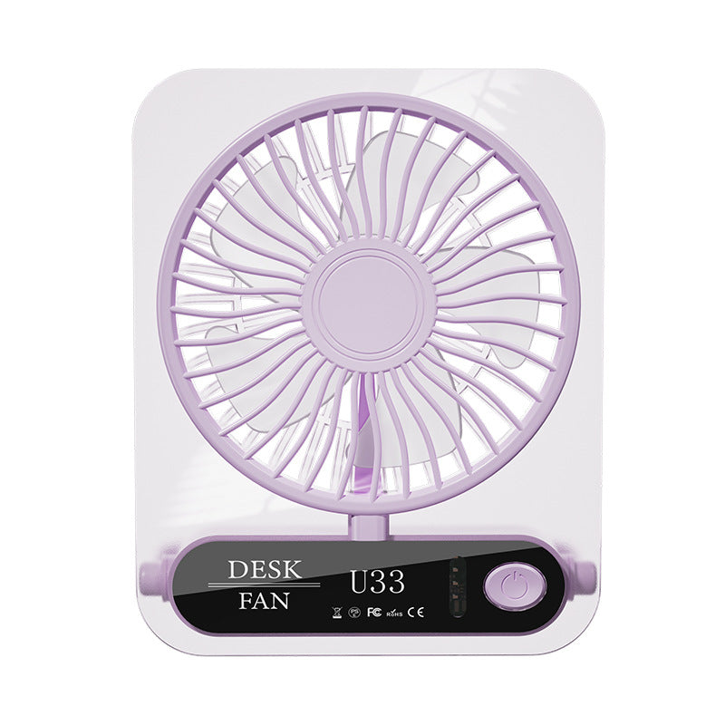 Women's portable desktop fan with flexible tilt Bowlift