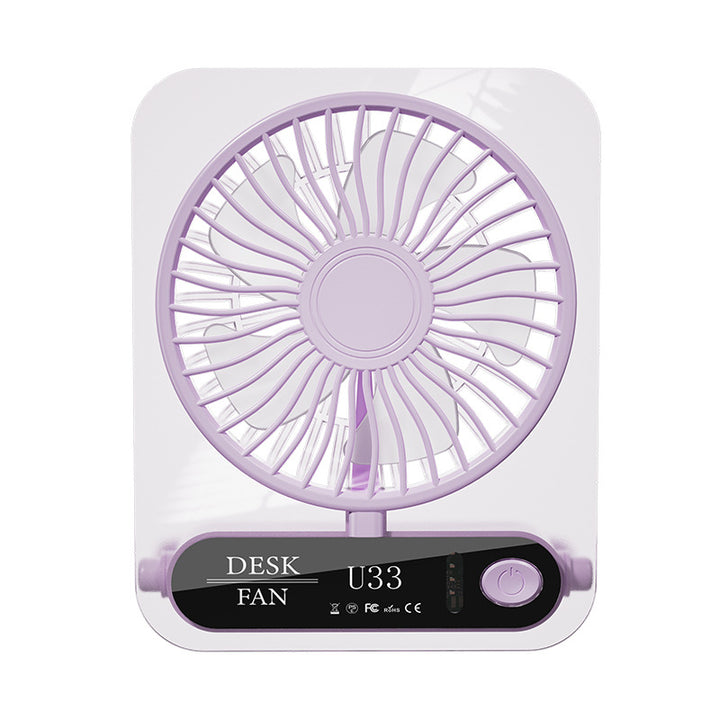 Women's portable desktop fan with flexible tilt Bowlift