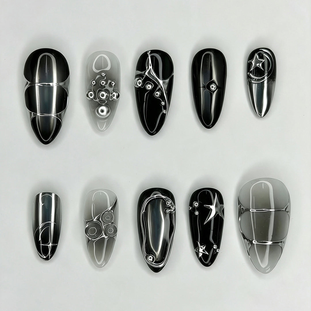 Premium Design Artificial Fingernails Bowlift