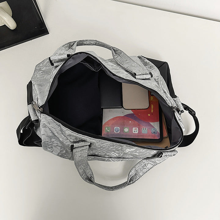 Sporty Duffel Bag With Durable Material And Versatile Compartment System Bowlift