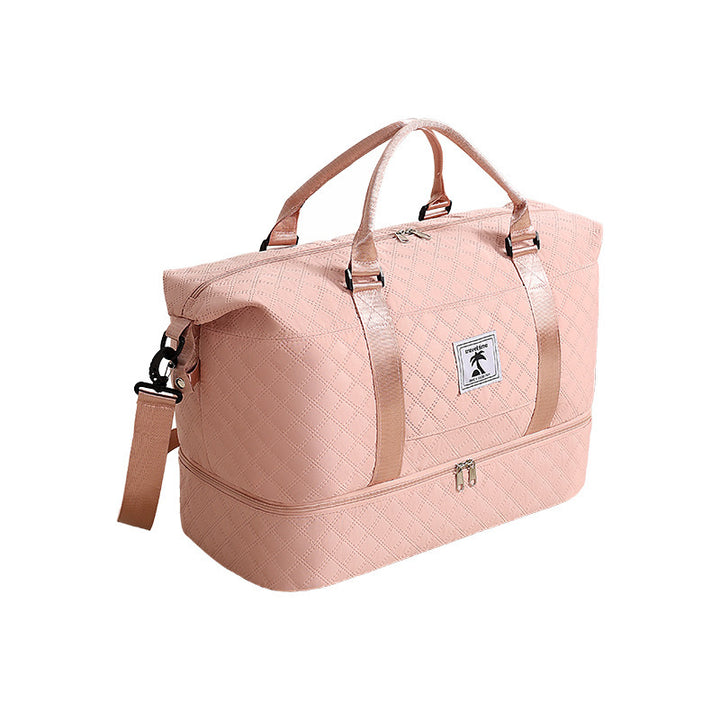 Quilted Travel Duffle Bag Bowlift