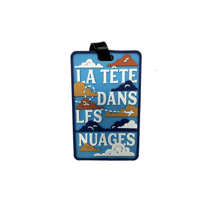 Whimsical Heart Balloon Luggage Tag Bowlift