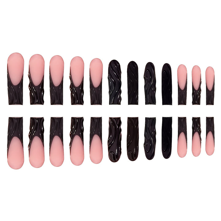 Artistic Long Acrylic Nail Extensions Bowlift