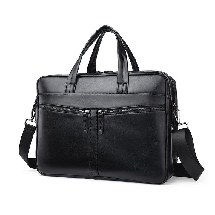 Professional Leather Briefcase Bowlift