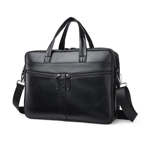 Professional Leather Briefcase Bowlift