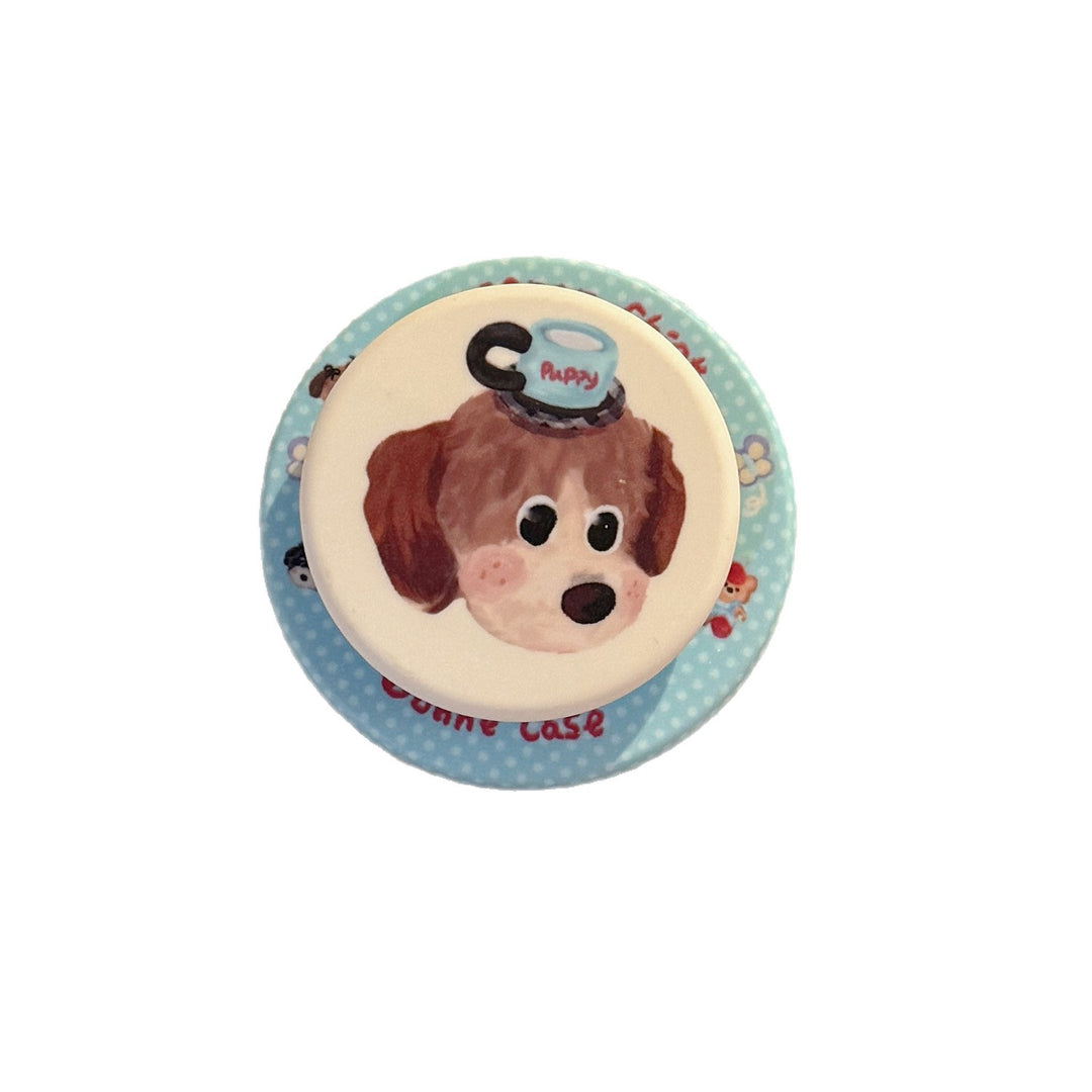 Decorative smartphone finger holder in dog design Bowlift