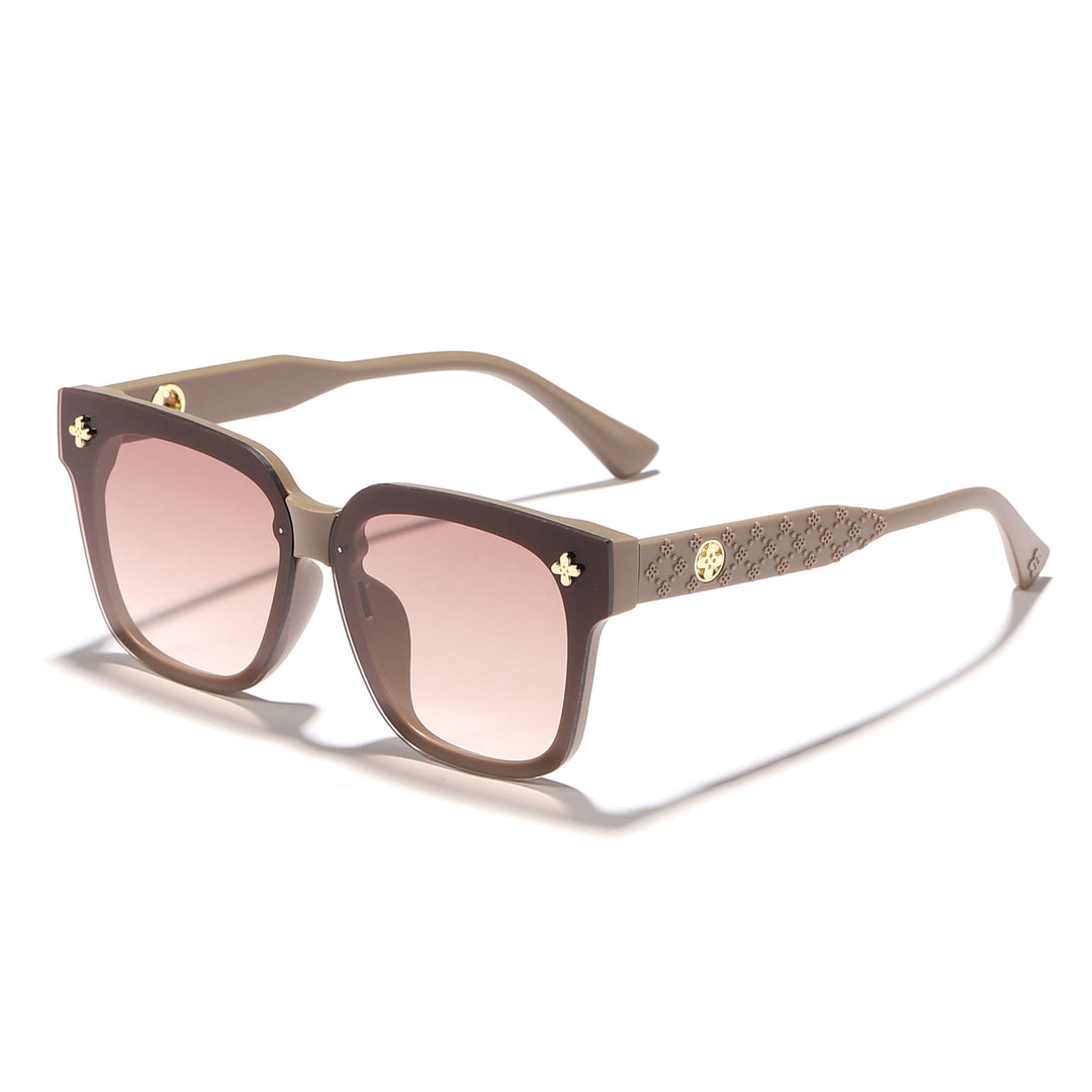 Women's fashionable sunglasses with extravagant frame and polarized lenses Bowlift