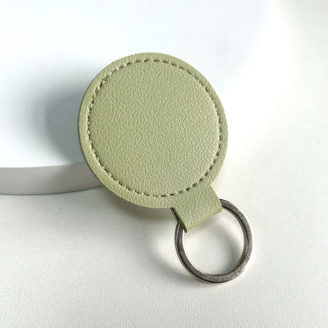 Round Leather Keyring Bowlift