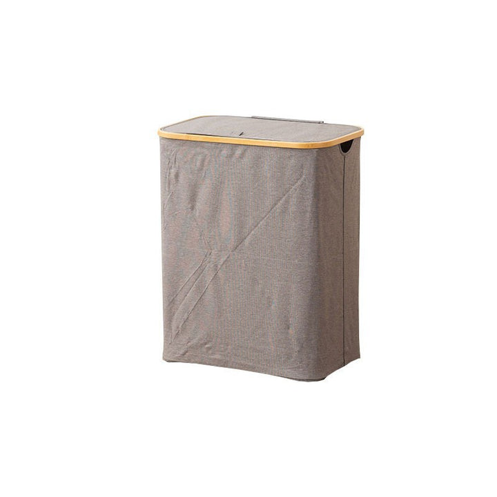 High-quality laundry container with practical and modern bamboo lid Bowlift