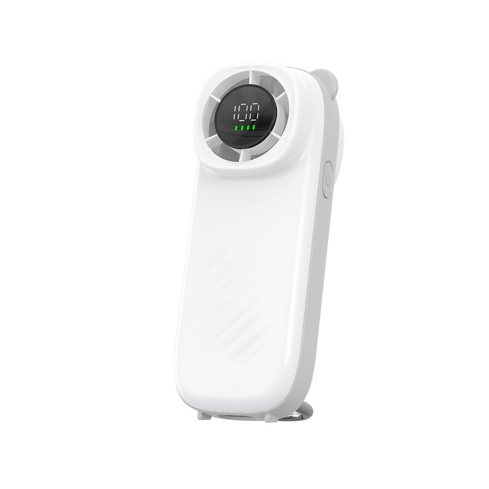 Unisex Digital Display Mini Cooling Fan Bowlift