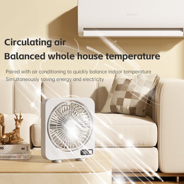 Unisex High-Efficiency Desktop Circulating Fan Bowlift