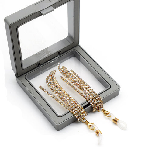 Glamorous Rhinestone Eyewear Chain Bowlift