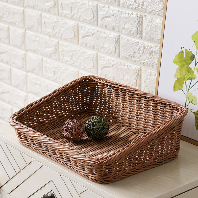 Unisex Portable Storage Box made of Woven Rattan Bowlift